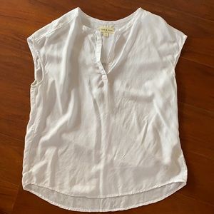 Anthropologie white blouse